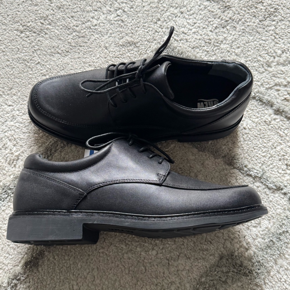 Drew Shoe Park Lace Up Oxfords Black orthopedic comfort 11.5 4W wide New